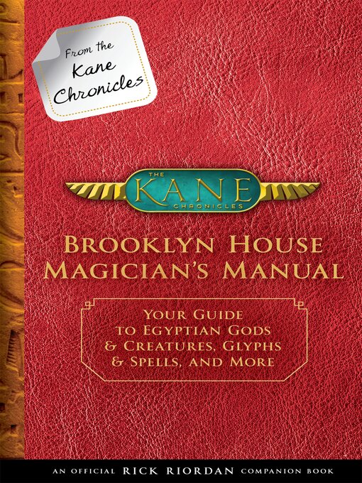 Title details for Brooklyn House Magician's Manual by Rick Riordan - Available